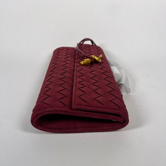 Verano Hill Riyadh Clutch Bag – Burgundy - Picture 3 of 5
